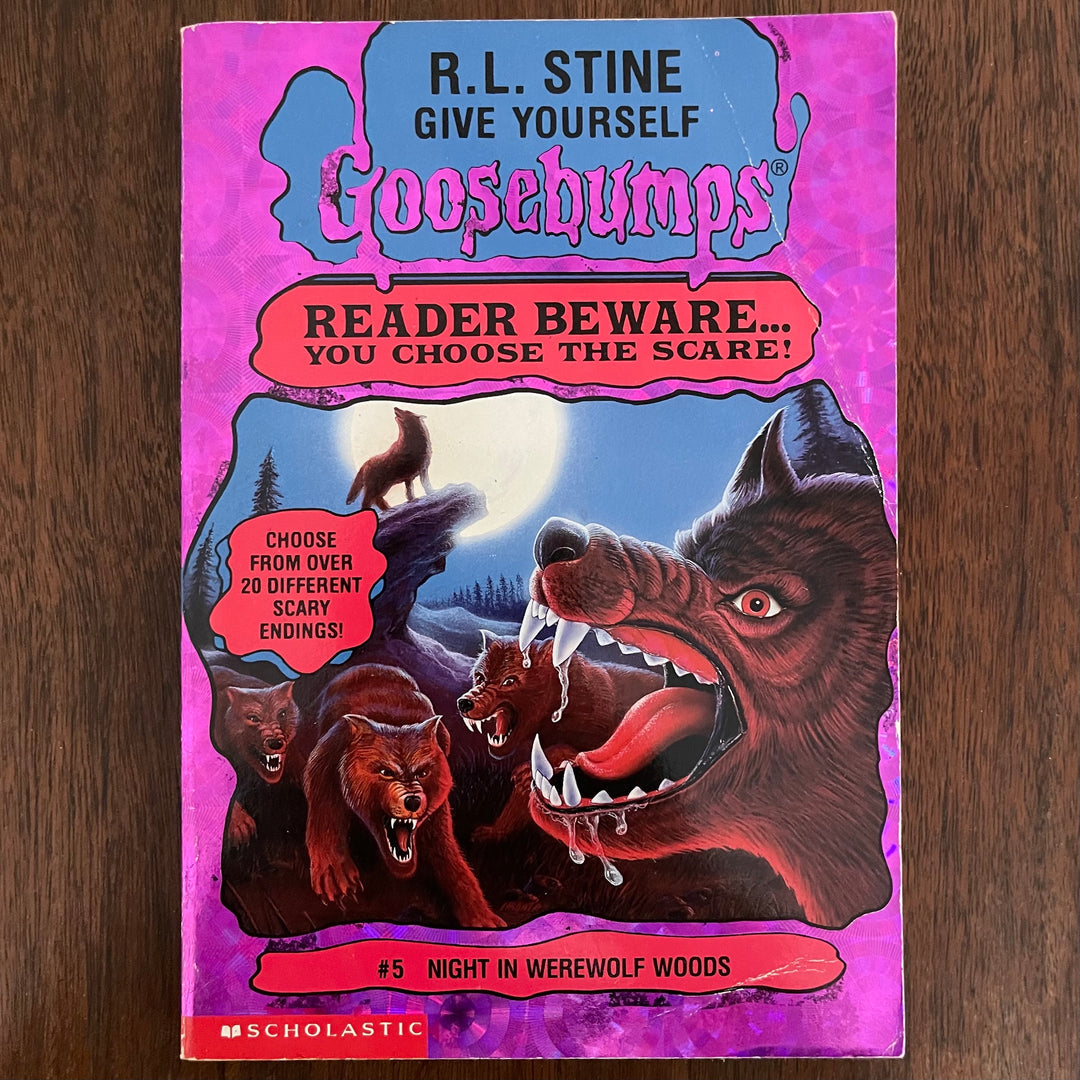 Give Yourself Goosebumps #5 'Night in Werewolf Woods'; R.L. Stine, 1996 - 1E1P