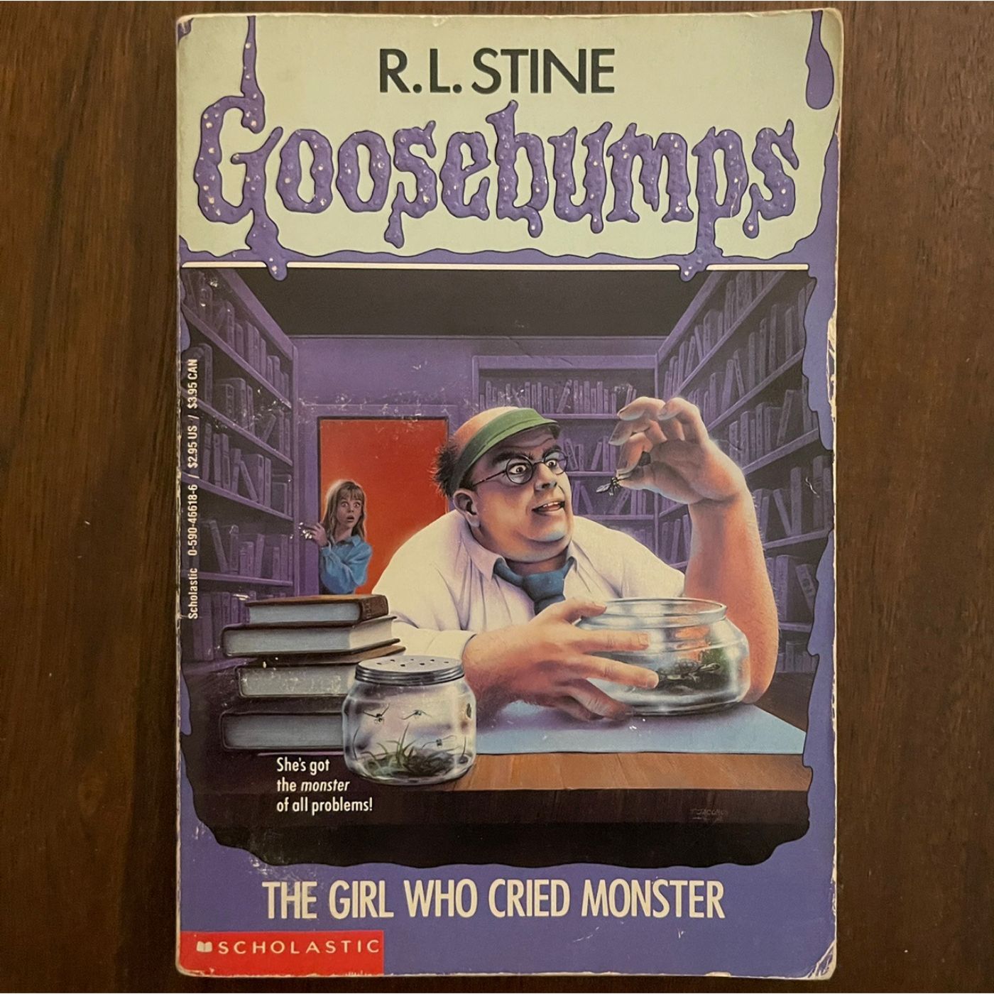 Goosebumps #08 ‘The Girl Who Cried Monster’; R.L. Stine, 1993 - 1E