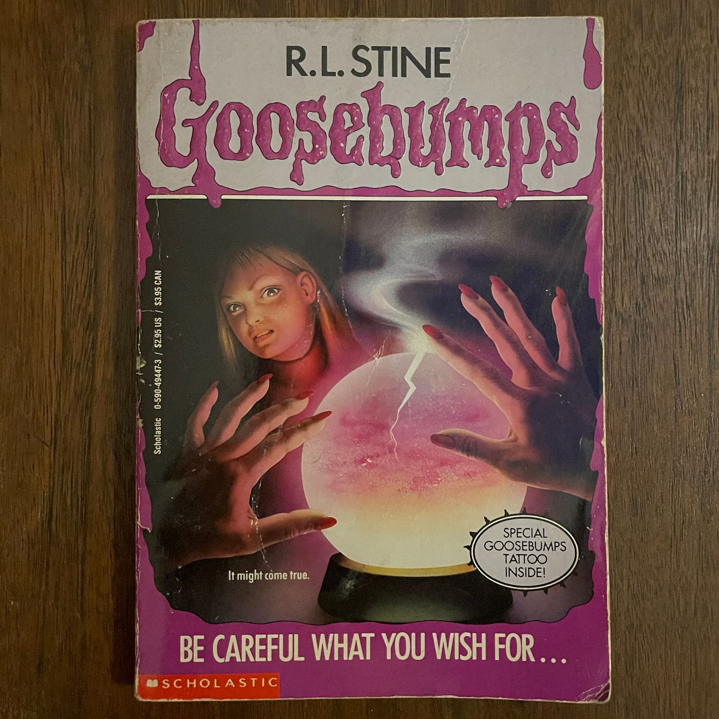 Goosebumps #12 'Be Careful What You Wish For...'; R.L. Stine, 1993 - 1E1P