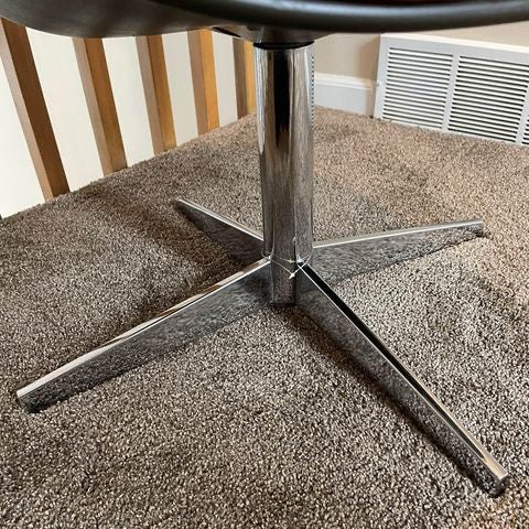 Executive Swivel 451 Office Chair, in Orange; by Steelcase