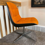 Executive Swivel 451 Office Chair, in Orange; by Steelcase