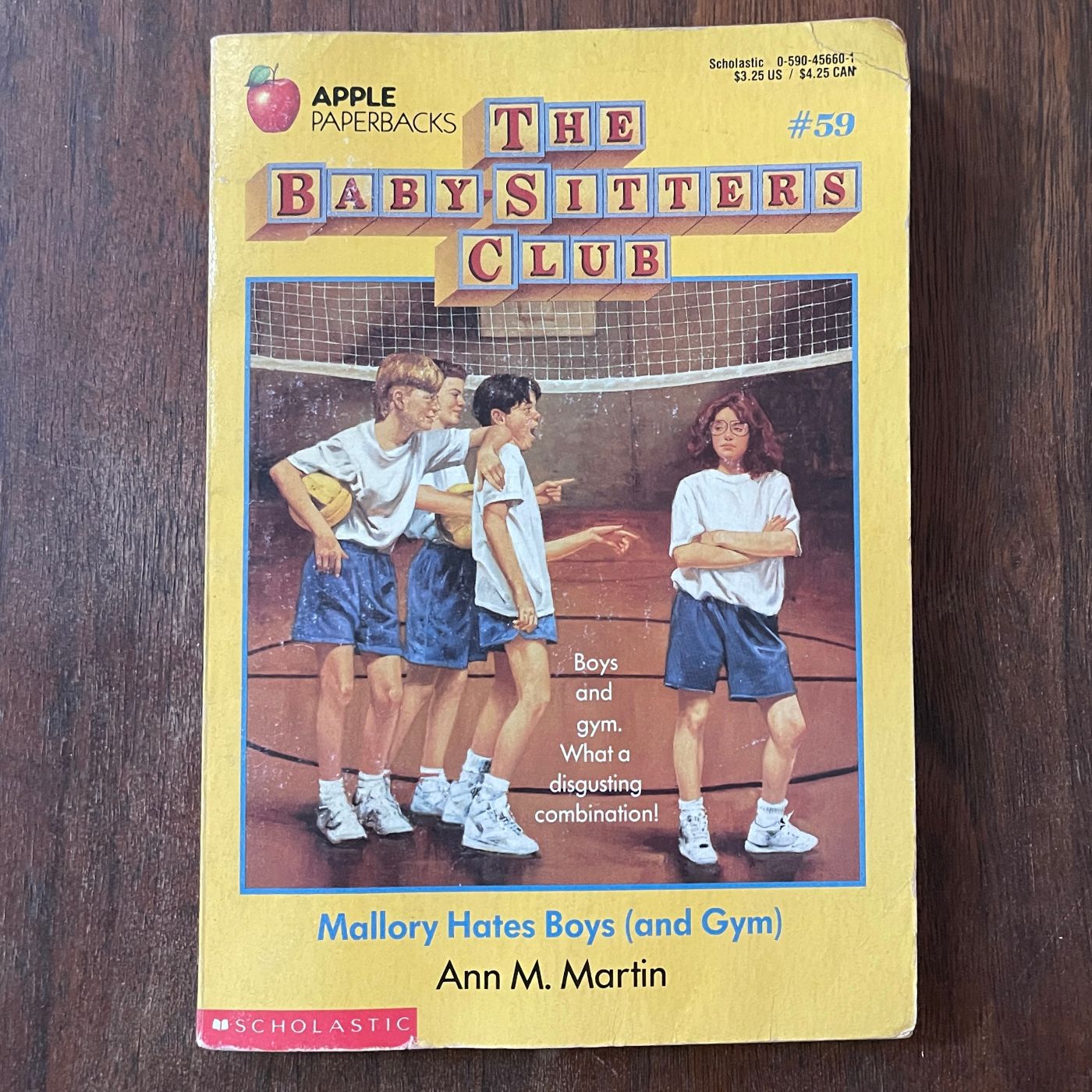 BSC #59 'Mallory Hates Boys, And Gym!', Ann M. Martin; 1993 - 1E1P